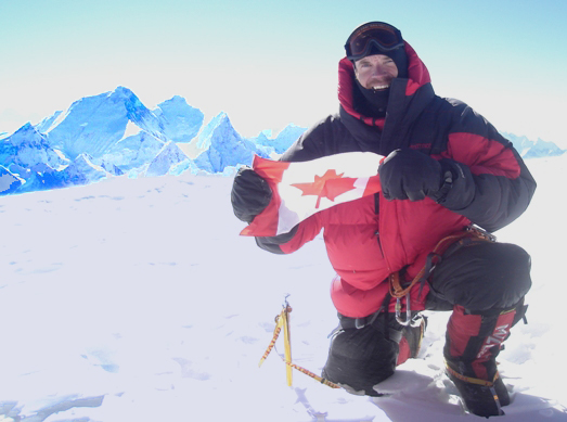 Guy Higgott on Summit of Cho Oyu